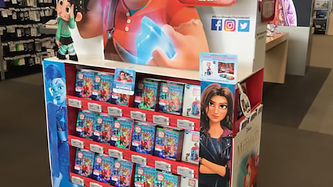 'Wreck It Ralph/Little Mermaid' Best Buy Floorstand